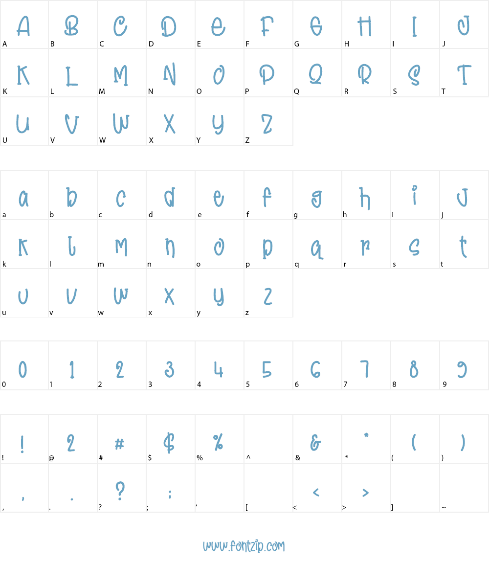 Sushi Omelette DEMO Font Character